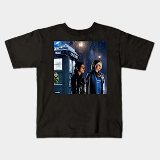 Thasmin Christmas/ 13th doctor Kids T-Shirt